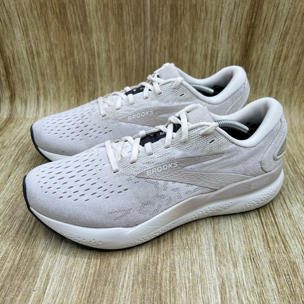 Brooks Ghost 16 Men's Size 8.5 Coconut Cheateau Forged Iron Shoes 1104181D164 - Picture 3 of 10